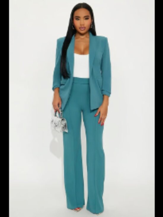 Pants - Fashion Nova Blazer and Pants Suit Set